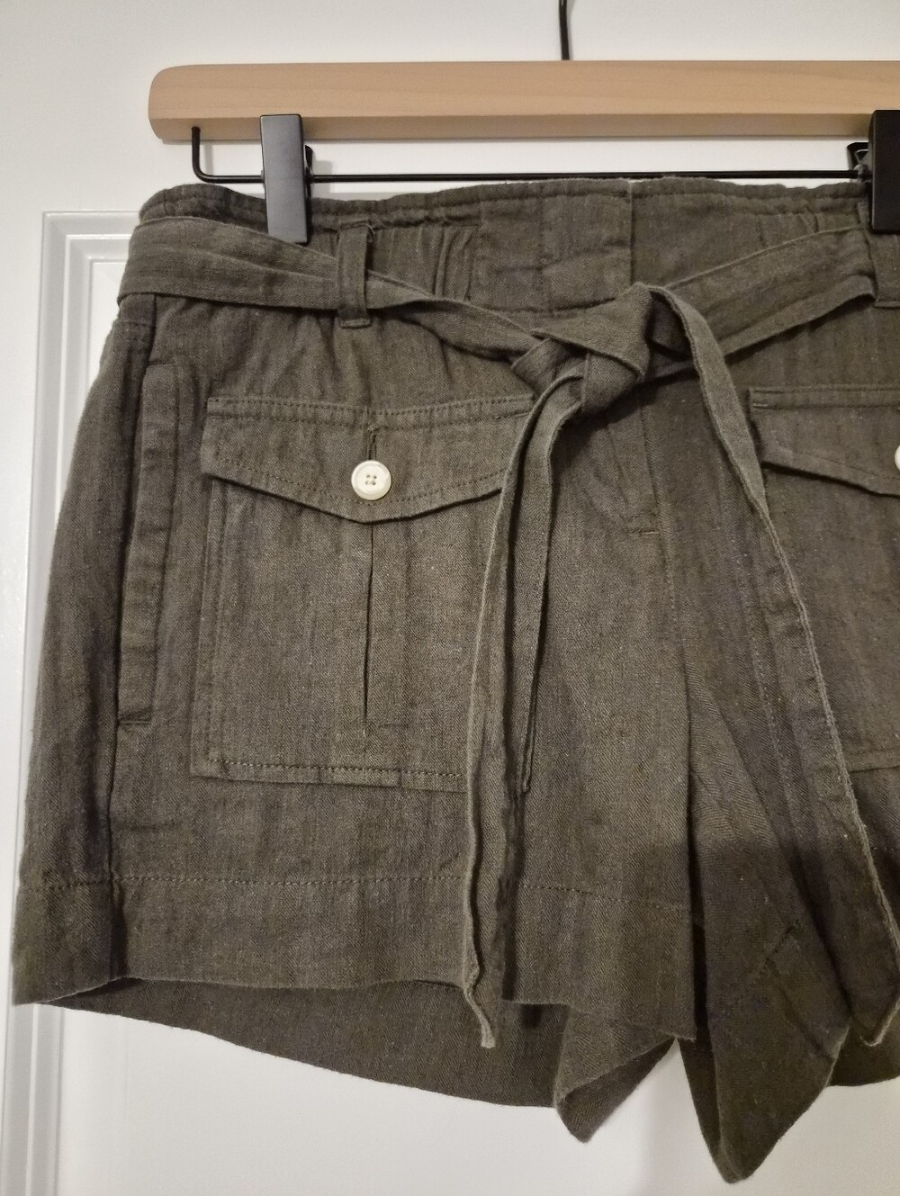 Ann Taylor Loft Olive Green Shorts - Picture 2 of 5